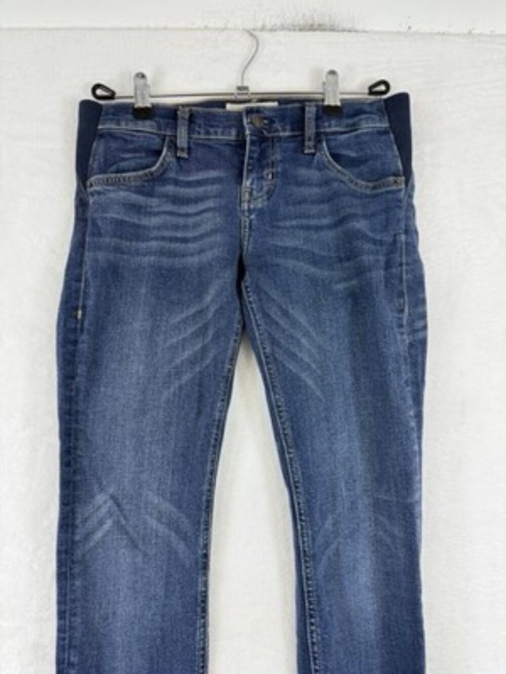 Current Elliott Hatch Maternity Jeans 25 Under Bump Blue Denim Women $150